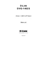 D-Link 2Voice + 4SW VoIP Router DVG-1402S Manual preview