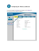 Preview for 4 page of D-Link 300T - DSL - 8 Mbps Modem Quick Installation Manual