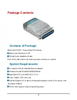 Preview for 4 page of D-Link 301P - DP Print Server Manual