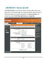 Предварительный просмотр 39 страницы D-Link 301P - DP Print Server Manual