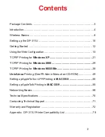 Preview for 2 page of D-Link 311U - DP Print Server Manual