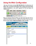 Preview for 13 page of D-Link 311U - DP Print Server Manual