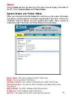 Предварительный просмотр 14 страницы D-Link 311U - DP Print Server Manual