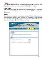 Предварительный просмотр 19 страницы D-Link 311U - DP Print Server Manual