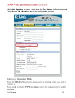 Предварительный просмотр 30 страницы D-Link 311U - DP Print Server Manual