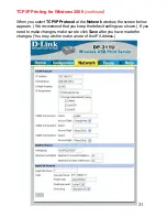 Предварительный просмотр 31 страницы D-Link 311U - DP Print Server Manual