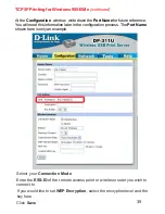 Предварительный просмотр 39 страницы D-Link 311U - DP Print Server Manual