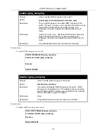 Предварительный просмотр 134 страницы D-Link 3312SR - Switch Command Line Interface Reference Manual
