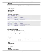 Preview for 414 page of D-Link 5000 Series Cli Reference Manual