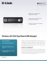 D-Link AC1200 Technical Specifications preview