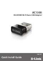 D-Link AC1300 Quick Install Manual preview