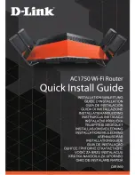 D-Link AC1750 Quick Install Manual preview