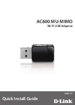 D-Link AC600 MU-MIMO Quick Install Manual preview