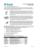Preview for 1 page of D-Link Air DCS-1000W Brochure