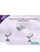 Preview for 1 page of D-Link Air DCS-1000W Setting-Up Manual
