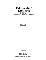 D-Link Air DWL-610 Manual предпросмотр