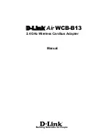 D-Link Air WCB-B13 Manual предпросмотр