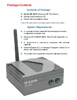 Preview for 3 page of D-Link AirPlus DP-G310 Manual