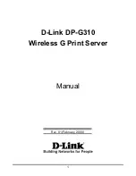 Preview for 1 page of D-Link AirPlus DP-G310 User Manual