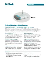 Preview for 1 page of D-Link AirPlus DP-G321 Brochure & Specs