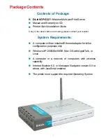 Preview for 3 page of D-Link AirPlus DP-G321 User Manual