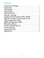 Preview for 2 page of D-Link AirPlus DWL-900AP User Manual