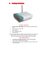 Preview for 3 page of D-Link AirPlus DWL-900AP+ User Manual