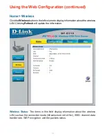 Preview for 14 page of D-Link AirPlus G DP-G310 Manual