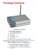 Предварительный просмотр 3 страницы D-Link AirPlus G DWL-G710 User Manual