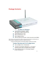 Preview for 3 page of D-Link AirPlus Xtreme G+ DI-624+ Manual