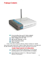 Preview for 3 page of D-Link AirPlus Xtreme G DWL-2000AP Manual