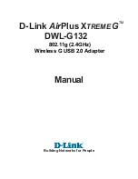 Предварительный просмотр 1 страницы D-Link AirPlus XTREME G DWL-AG132 Manual