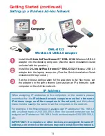 Предварительный просмотр 11 страницы D-Link AirPlus XTREME G DWL-G132 Manual