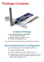 Preview for 3 page of D-Link AirPlus XTREME G DWL-G520 Manual