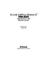 D-Link AirPlus Xtreme G VDI-624 Owner'S Manual preview