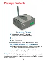 Preview for 3 page of D-Link AirPlus XtremeG Ethernet-to-Wireless Bridge DWL-G810 Owner'S Manual