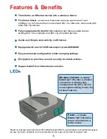 Preview for 5 page of D-Link AirPlus XtremeG Ethernet-to-Wireless Bridge... Owner'S Manual