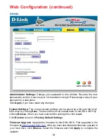 Preview for 15 page of D-Link AirPlus XtremeG Ethernet-to-Wireless Bridge... Owner'S Manual