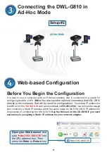 Preview for 4 page of D-Link AirPlus XtremeG Ethernet-to-Wireless Bridge... Quick Installation Manual