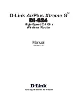 D-Link AirPlusXtremeG DI-624 Owner'S Manual предпросмотр