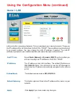 Preview for 13 page of D-Link AirPremier AG DWL-7100AP Manual