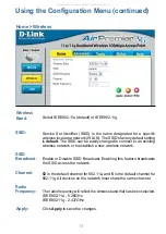 Preview for 14 page of D-Link AirPremier AG DWL-7200AP Manual