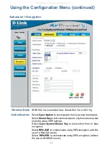 Preview for 23 page of D-Link AirPremier AG DWL-7200AP Manual