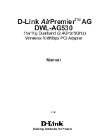 Preview for 1 page of D-Link AirPremier AG DWL-AG530 Instruction Manual