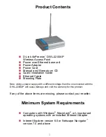 Предварительный просмотр 3 страницы D-Link AirPremier DWL-00AP Manual