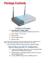 Preview for 3 page of D-Link AirPremier DWL-7100AP Manual