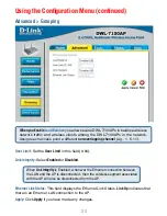 Предварительный просмотр 22 страницы D-Link AirPremier DWL-7100AP Manual