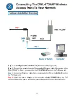 Предварительный просмотр 11 страницы D-Link AirPremier DWL-7700AP Quick Installation Manual