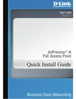Preview for 1 page of D-Link AirPremier N DAP-2360 Quick Install Manual
