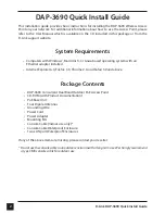 Preview for 2 page of D-Link AirPremier N DAP-3690 Quick Install Manual